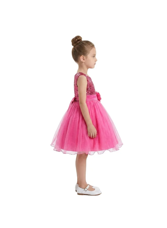 بيداني Sequin Bodice & Layered Tulle Tutu - Hot Pink