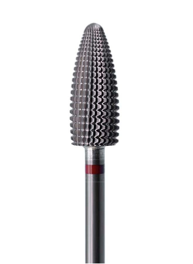brunson Nail Drill Bits Manicure Pedicure Acrylic Nail Tools Remove Nail File Frame with Nail Drill Bit  Carbide Nail Drill Bits Typhoon Bit (2 Way) F CCR06  - Image 2
