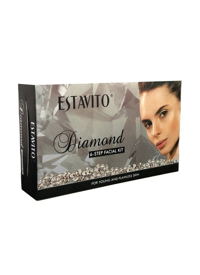 ESTAVITO - Diamond 6 Step Facial Kit 165 Gms ;Get Young & Flawless Skin ; For All Skin Types ; - Image 1