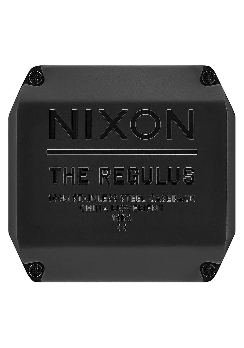 NIXON Regulus A1180 - Black/Positive - 100m Water Resistant Men's Digital Sport Watch (46mm Watch Face, 29mm-24mm Pu/Rubber/Silicone Band) - Image 4
