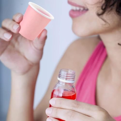Mnuizu 50 Pack 3 oz Bathroom Paper Cups, 88ml Disposable Paper Cups, Small Coffee Cups, Mini Mouthwash Cups, Espresso Cup Ideal for Bathroom, Party, Picnic etc (Pink) - Image 3
