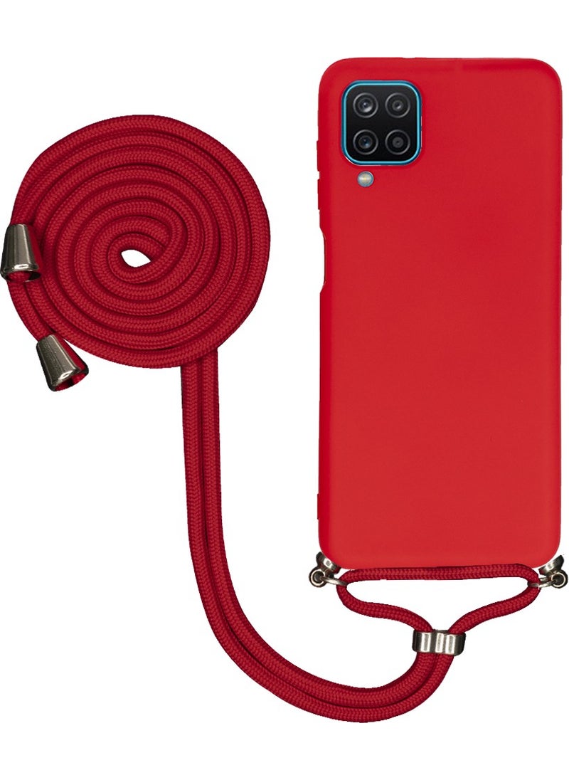 TahTicMer Xiaomi Redmi 9c Compatible Case Silicone Neck Strap Rope Launch Cover Colorful Tpu 