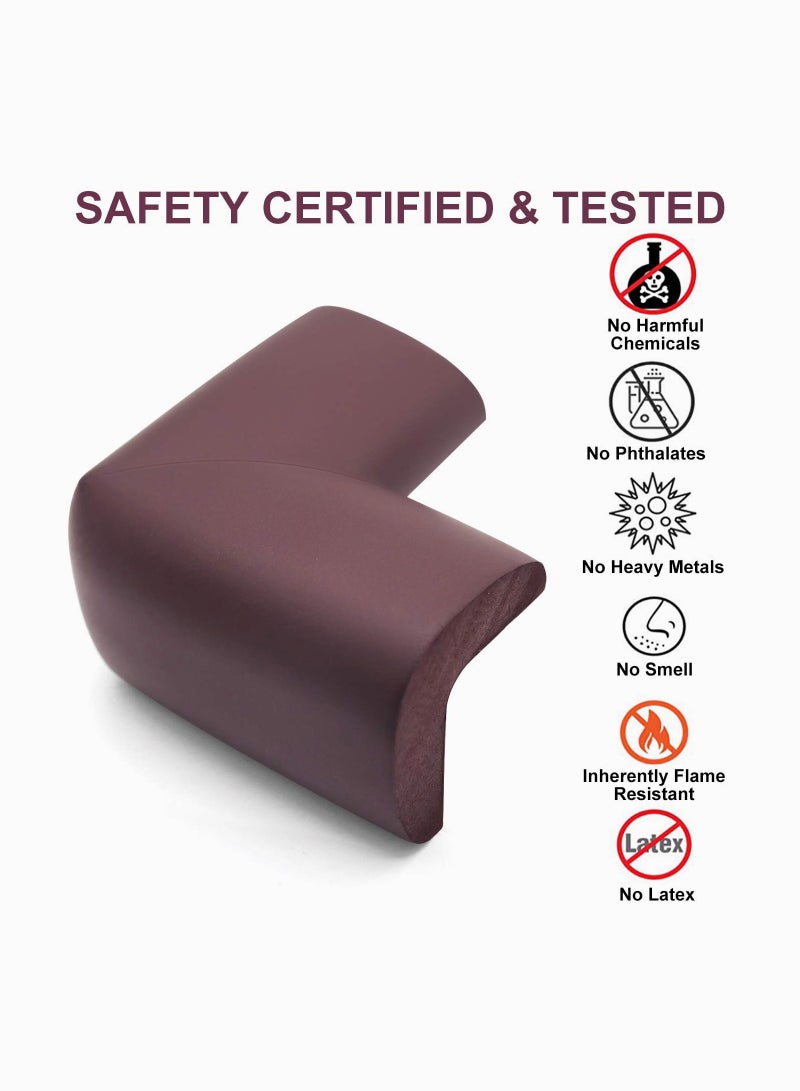 Baby Proofing Edge Corner Protector, Table Bumper Guard, Soft Rubber Foam Guard, Pre-Taped Corners, (5.5m + 8 Corners) Baby Proof Corner Guard Heavy-Duty, for Table, Cabinet - Image 3