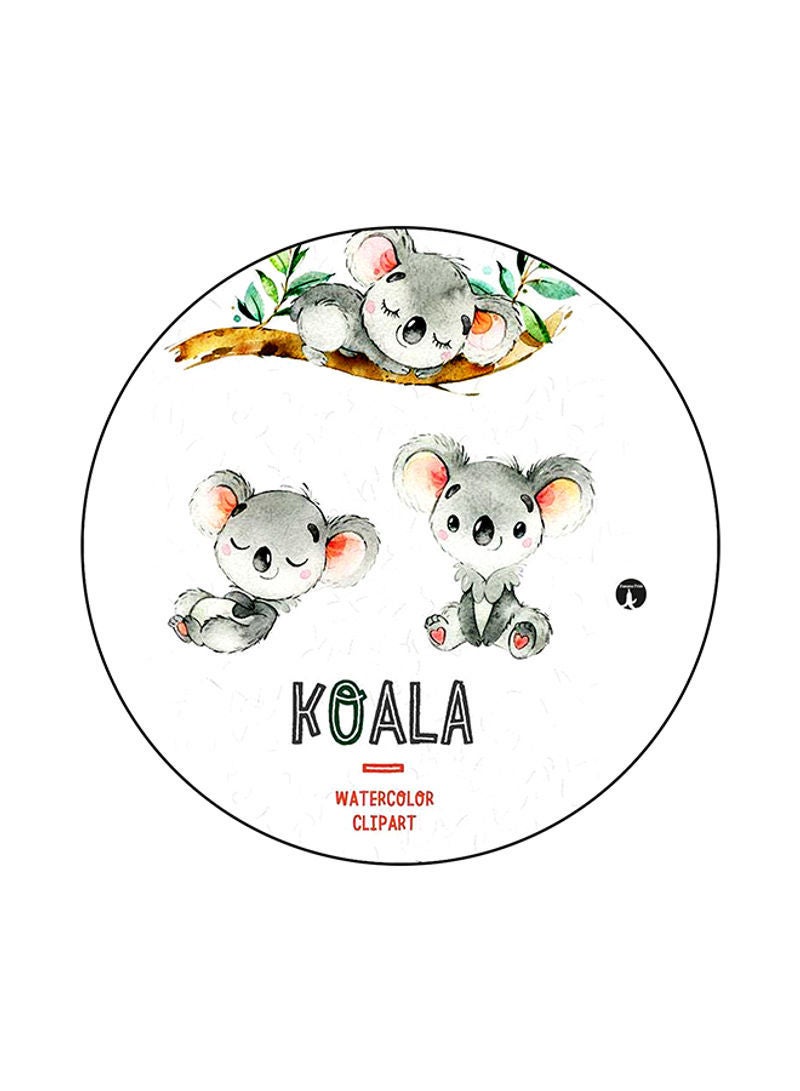 RKN A Koala Printed Mouse Pad Multicolour