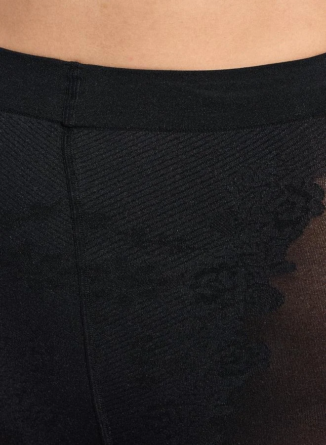 ستايلي جوارب ضيقة مخملية بألواح ستايلي