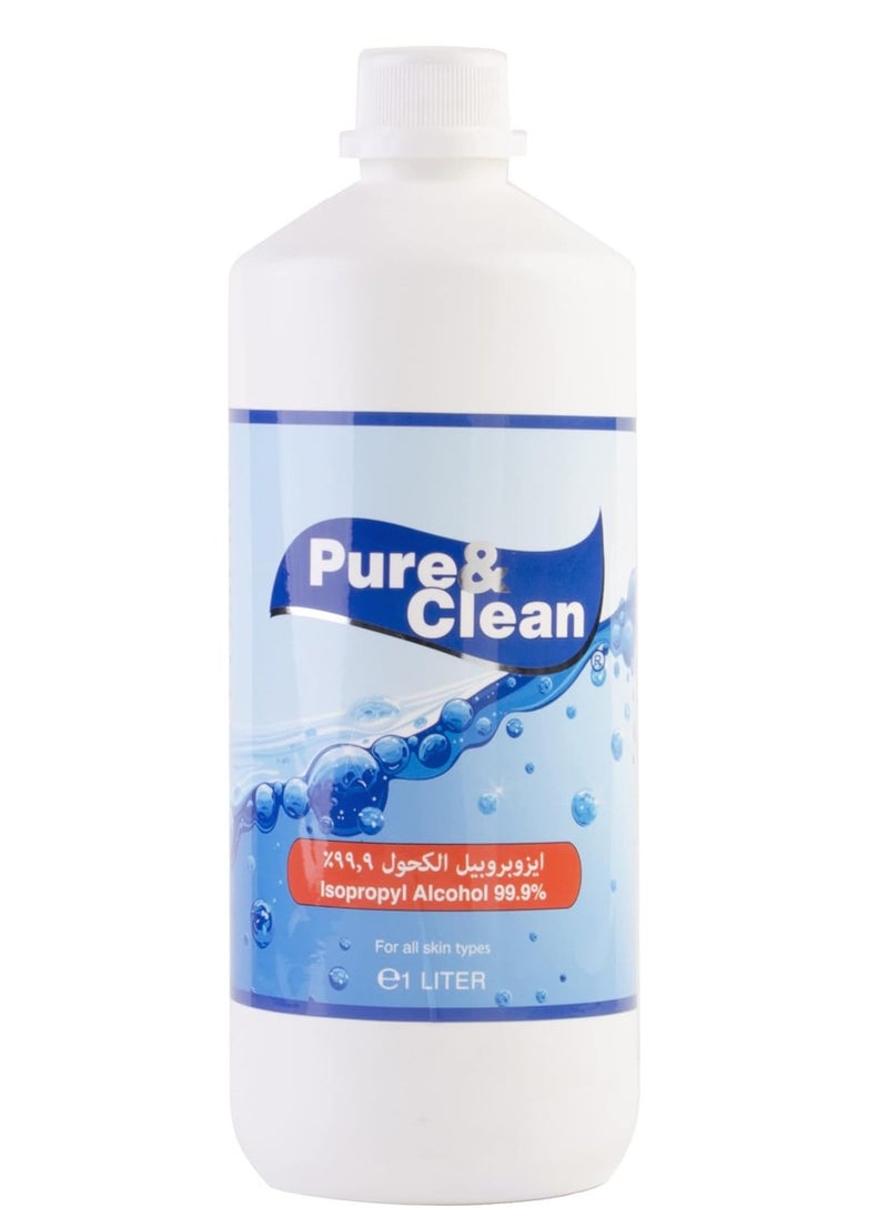 Pure & Clean - Pure & Clean Medical Isopropyl Alcohol 99% 1L (2 Pack) - Image 1