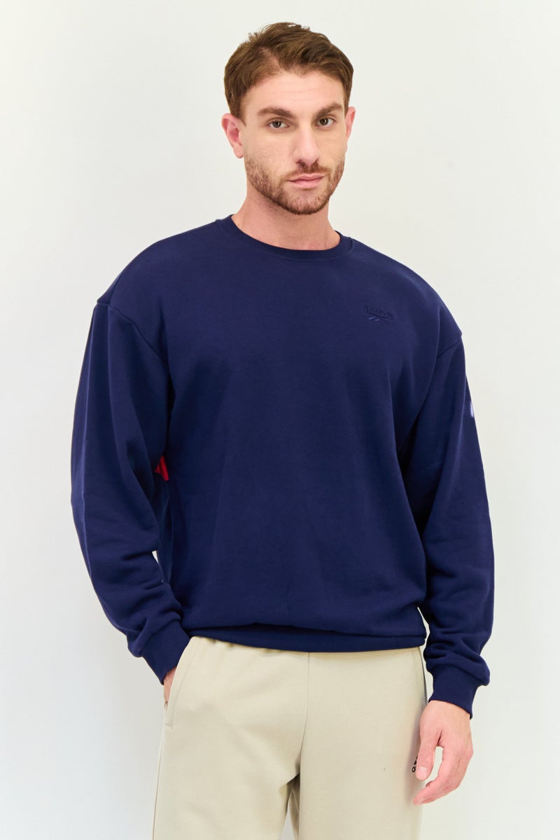 Reebok Men Sportswear Fit Long Sleeve Outdoor Sweatshirt, Multicolor - Image 1