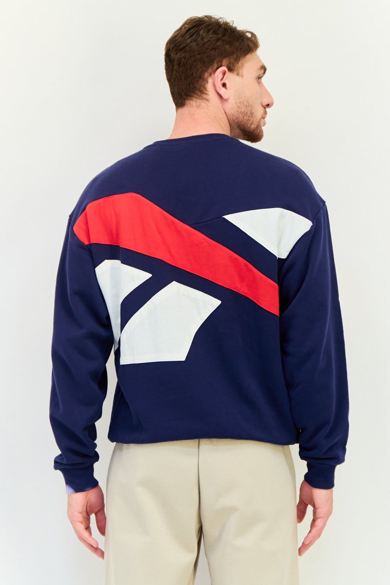 Reebok Men Sportswear Fit Long Sleeve Outdoor Sweatshirt, Multicolor - Image 3