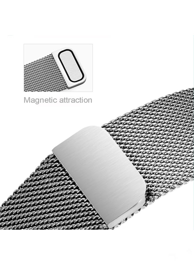 erorex (OPPO Watch 3 Pro) Milanese Magnetic Strap Stainless Steel Replacement Band - Image 5