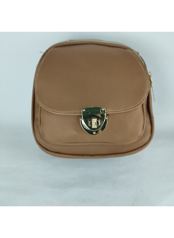 Women's handbag, beige leather, size 23 * 20 - Image 5