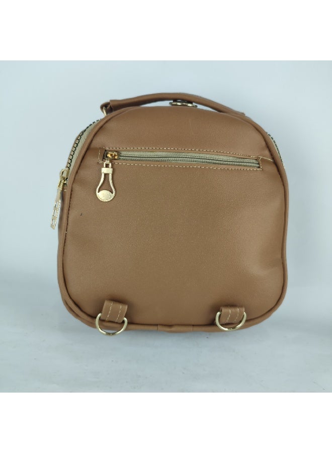 Women's handbag, beige leather, size 23 * 20 - Image 2