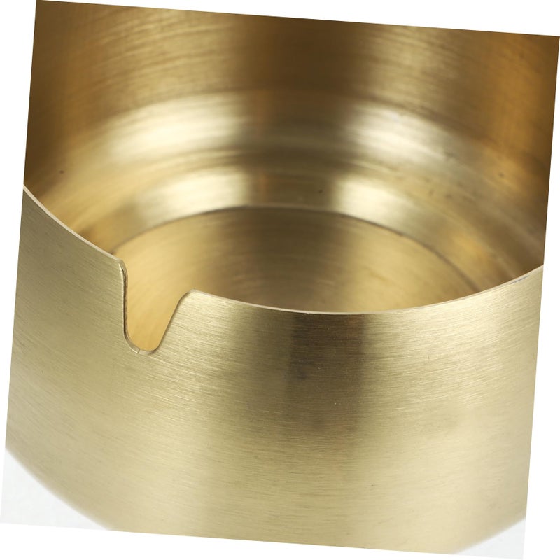 2Pcs Stainless Steel Ashtray with Lid Windproof Indoor Outdoor Tabletop Ash Container - Image 5