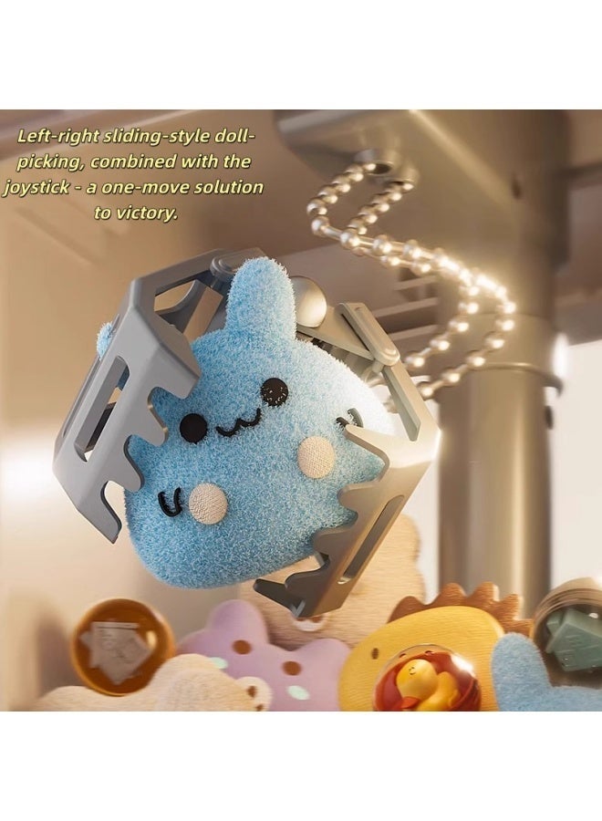 2-in-1 76PCS Piggy Bank Claw Machine Electronic ATM Doll Grabbing Toy, Gift for Boys and Girls Children's Day - Image 4