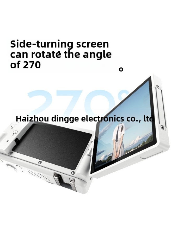 Generic Fixed Frame 270 Degree Flip Screen Student Digital Camera High Definition Photography Ccd Card Machine Introduction Micro Single Photography-Body Color:Black 270 Degree Flip Screen + 64g Memory Card + Accessories  - Image 2