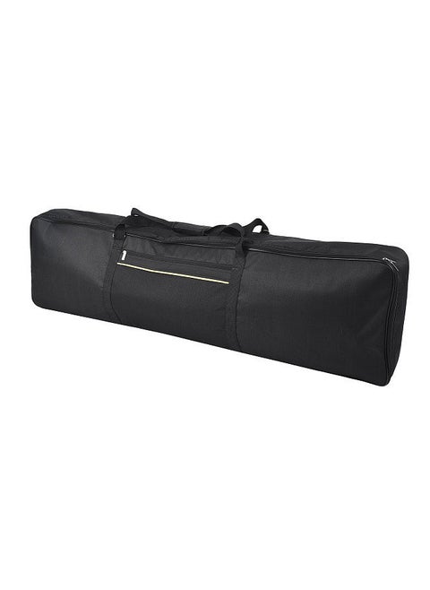 88-Key Keyboard Carry Bag Electric Piano Padded Case Gig Bag Zippered Closure With Top Handle (Bag Webbing Color Random Delivery )