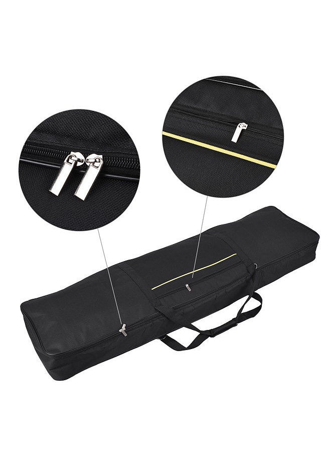Generic - 88-Key Keyboard Carry Bag Electric Piano Padded Case Gig Bag Zippered Closure With Top Handle (Bag Webbing Color Random Delivery ) - Image 1