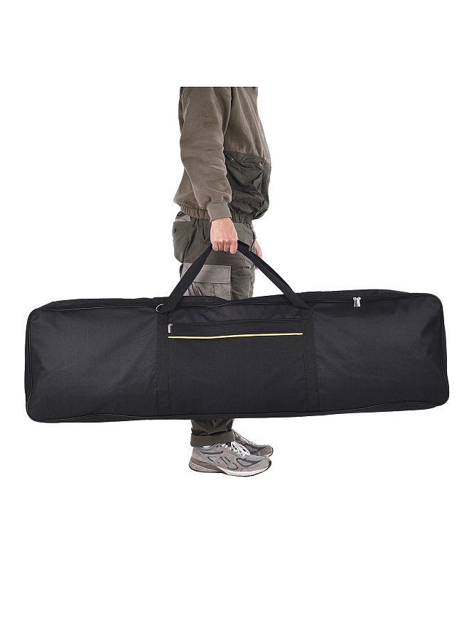 Generic - 88-Key Keyboard Carry Bag Electric Piano Padded Case Gig Bag Zippered Closure With Top Handle (Bag Webbing Color Random Delivery ) - Image 1