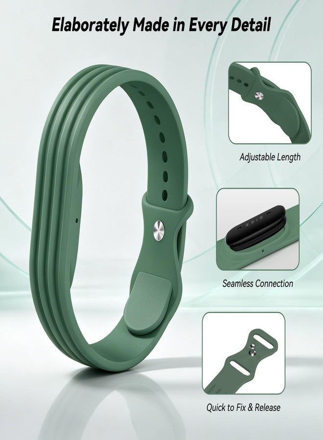 Gamorek Soft Silicone Sport Band for Fitbit Air, Adjustable Replacement Strap - Image 5