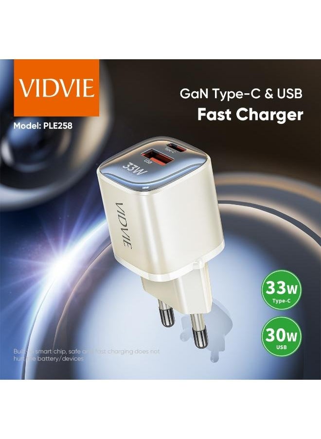 Wall Charger PLE258 GaN Type-C & USB Fast Charger - pzsku/ZD59465CDF0E90590DE6FZ/45/_/1737444643/0f3752c2-756a-48c3-8c0a-daaf10c097ba