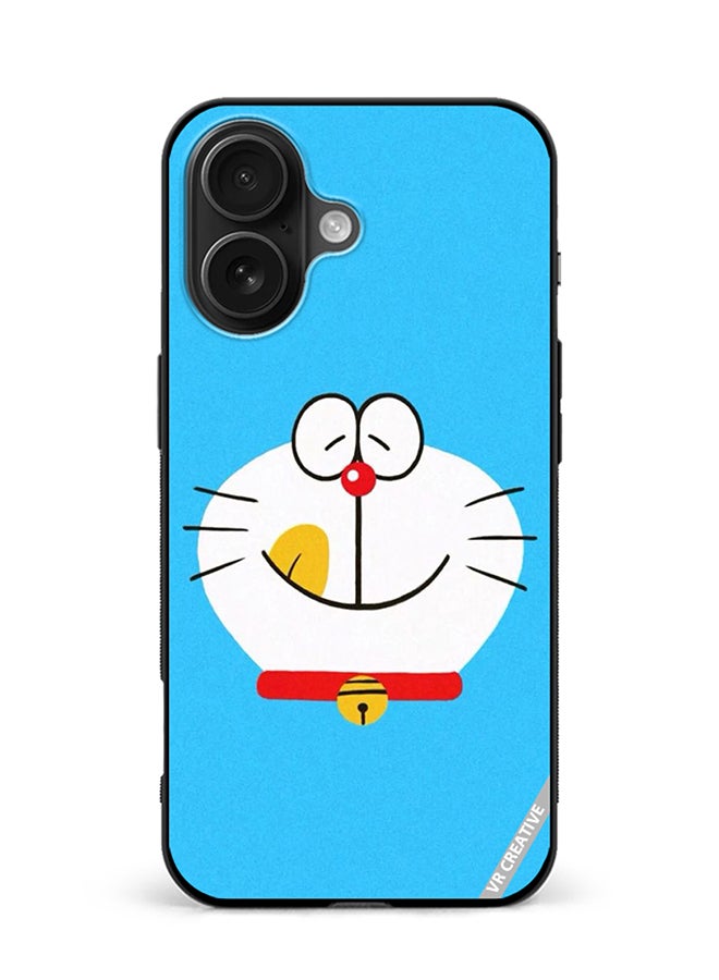 VR CREATIVE Protective Case Cover For Apple iPhone 16 Plus Cryon Doremon Design Multicolour
