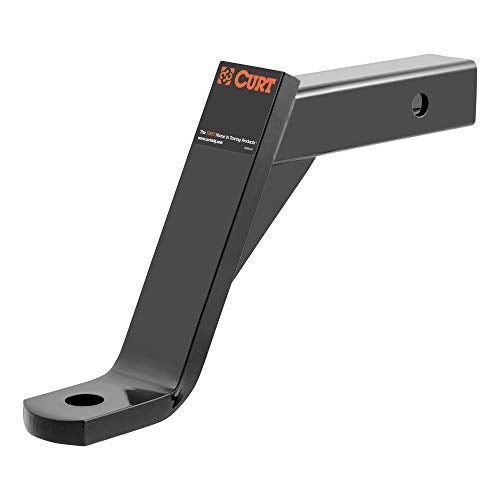 CURT 45090 وصلة سحب من الفئة 3، تناسب مستقبل 2 بوصة، 5,000 رطل، ثقب 1 بوصة، انخفاض 8 بوصة - Image 1