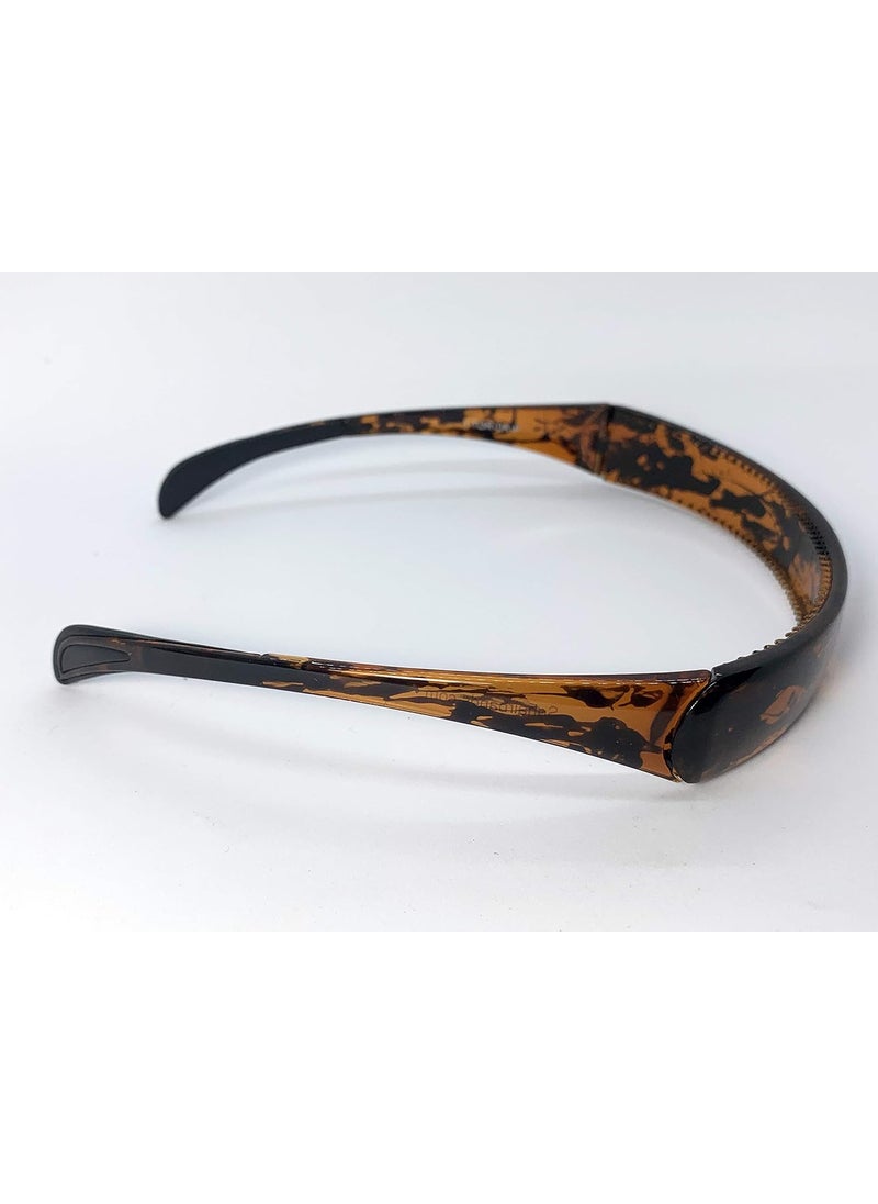 SqHair - Hinged Headband fits like sunglasses providing lift and style without giving you a headache Band Tortoise - Image 1