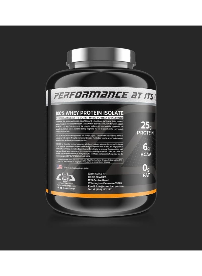 كور تشامبس بروتين مصل اللبن المعزول ١٠٠٪ - بنكهة لاتيه كراميل، ٢ كجم | ٢٥ غ بروتين نقي لكل حصة لبناء العضلات الهزيلة والتعافي - Image 5