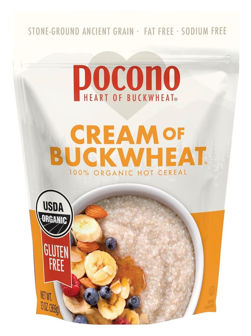 Pocono Cereal Cream Buckwheat Organic Gluten Free, 13 oz - Image 1