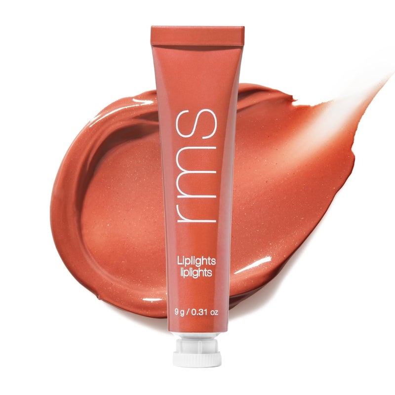 RMS Beauty Liplights Cream Lip Gloss  Bisou by RMS Beauty for Women  031 oz Lip Gloss