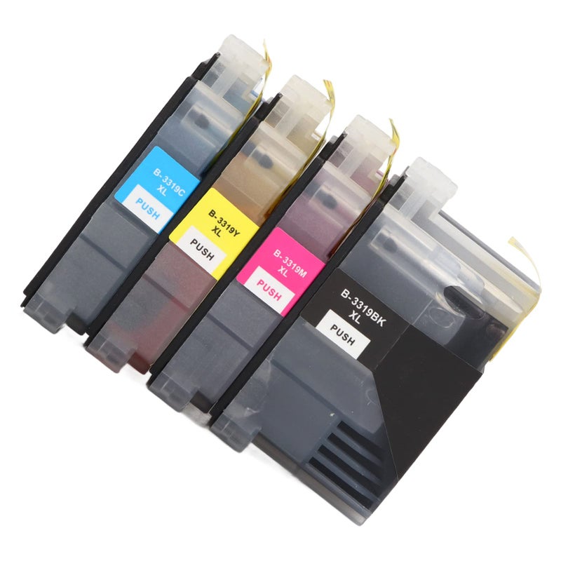 Compatible Ink Cartridge 4 Pack Black Cyan Magenta Yellow High Yield 3000 1500 Pages For MFC J5330DW J5730DW - Image 5