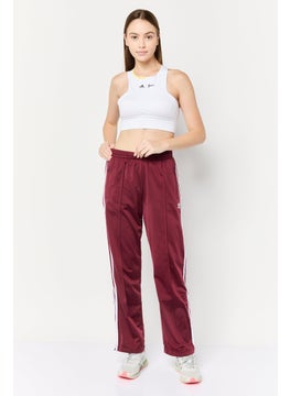 adidas Originals Women Sportswear Fit Drawstring Training Track Pants, Maroon  - Image 2