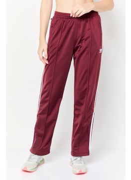 adidas Originals Women Sportswear Fit Drawstring Training Track Pants, Maroon  - Image 1