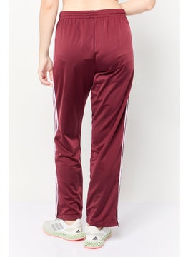 adidas Originals Women Sportswear Fit Drawstring Training Track Pants, Maroon  - Image 3