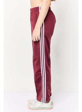 adidas Originals Women Sportswear Fit Drawstring Training Track Pants, Maroon  - Image 4