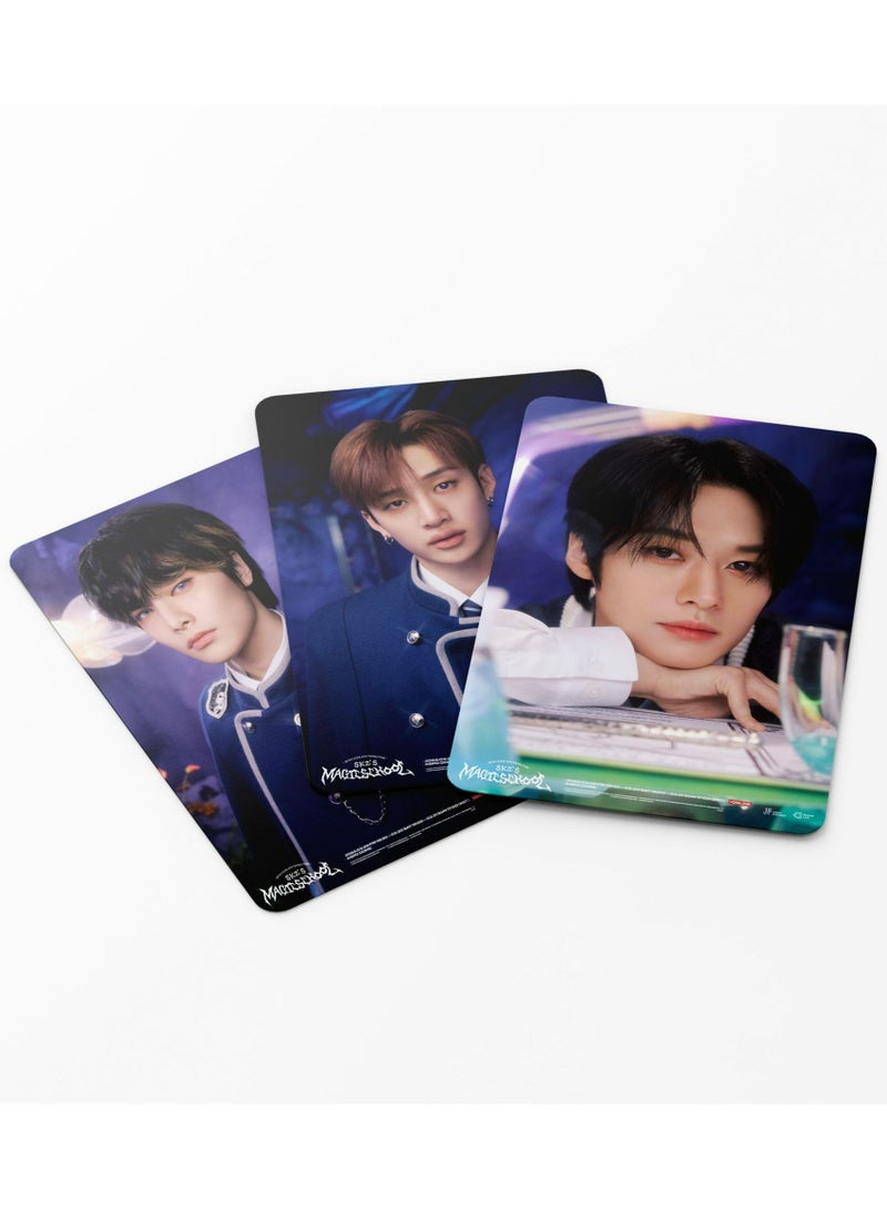 إيهوم 55 قطعة أطفال ضالة 2024 ألبوم جديد مدرسة سحرية بطاقة لومو - Image 3