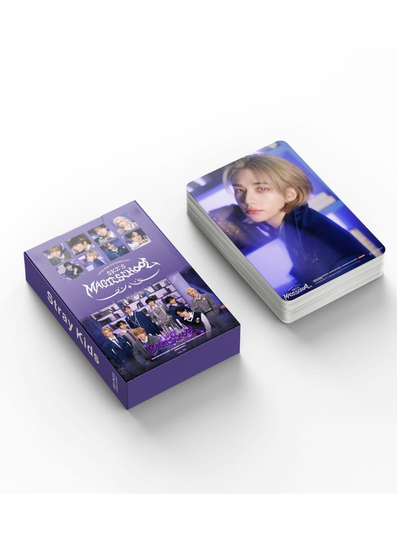 إيهوم 55 قطعة أطفال ضالة 2024 ألبوم جديد مدرسة سحرية بطاقة لومو - Image 4