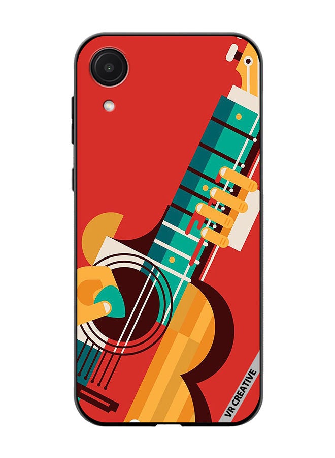 VR CREATIVE Protective Case Cover For Samsung Galaxy A03 Core Guitar Design Multicolour - Image 1