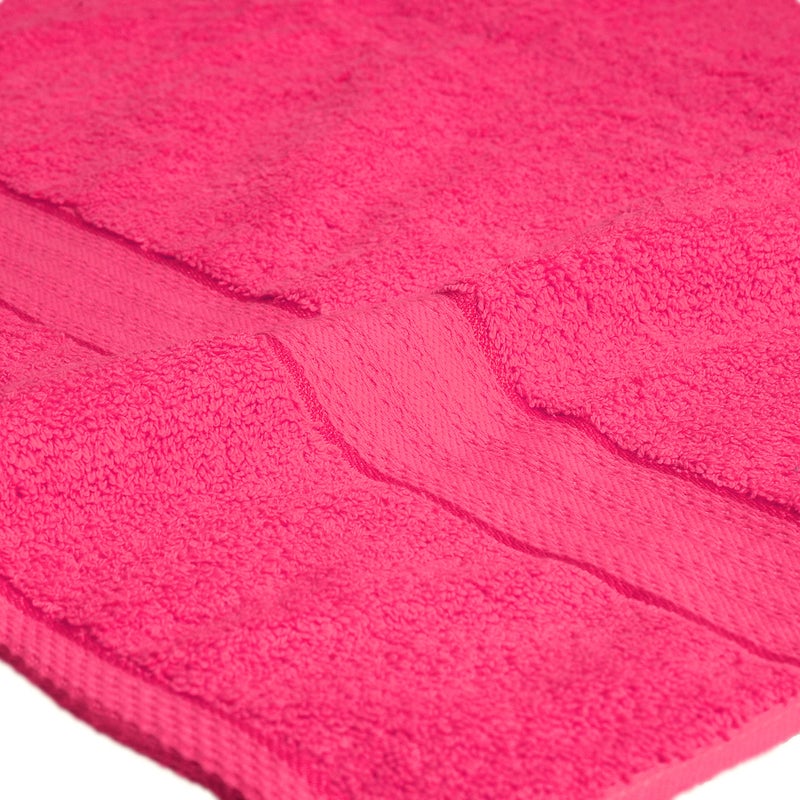 GLAMBURG 700 GSM Premium 8-Piece Towel Set - Contains 2 Bath Towels 30x54, 2 Hand Towels 16x28, 4 Wash Cloths 13x13 - Luxury Hotel & Spa Quality - Durable Ultra Soft Highly Absorbent - Hot Pink - Image 2