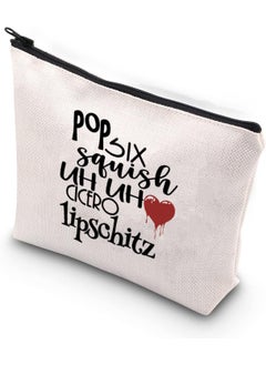 WCGXKO WCGXKO Chicago Musical Inspired Gift Six Squish Uh Uh Cicero Lipschitz Zipper Pouch Cosmetic Bag (POP SIX) 