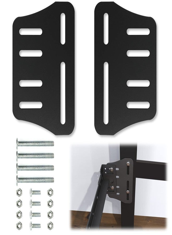 appacare قطعتان من دعامات إطار السرير، محول/موصل إطار السرير Modi-Plate، تعديل إطار السرير شديد التحمل لتوصيل لوح الرأس ولوح القدم - Image 1