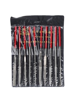 Thoraya 10Pcs Electroplating Shaping File Kit Hand Tools for Woodwork Metal Glass Ceramic4x160mm 10Pcs  - Image 1