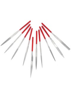 Thoraya 10Pcs Electroplating Shaping File Kit Hand Tools for Woodwork Metal Glass Ceramic4x160mm 10Pcs  - Image 4