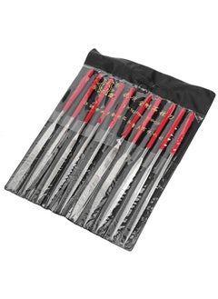 Thoraya 10Pcs Electroplating Shaping File Kit Hand Tools for Woodwork Metal Glass Ceramic4x160mm 10Pcs  - Image 5