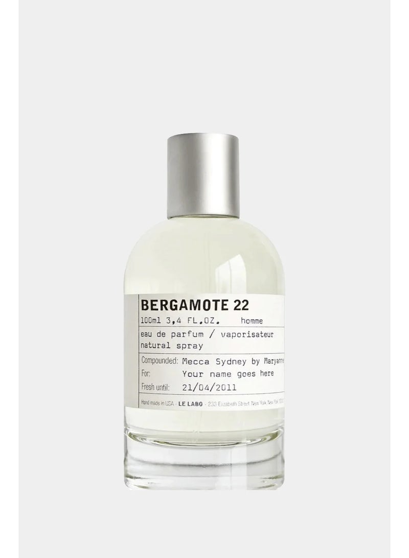 Le Labo BERGAMOTE 22 EAU DE PARFUM 100ML - Image 3