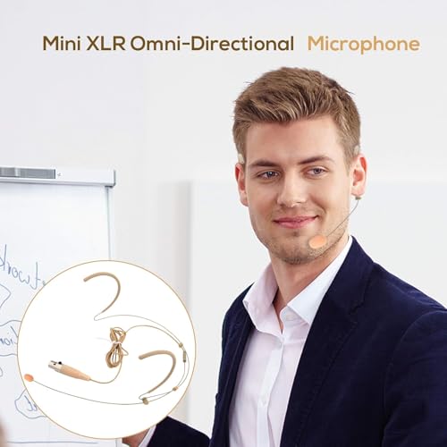 MX Wireless Headworn Microphone with 4-Pin Connector – Lightweight Hands-Free Mic for Presentations, Tours, Fitness Classes, Teaching, and Instruction - Image 4