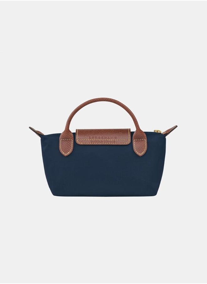 Longchamp Longchamp Women's Classic Fashion Versatile Mini Makeup Bag Handbag Shoulder Bag Handheld Small Bag Classic navy blue  - Image 3