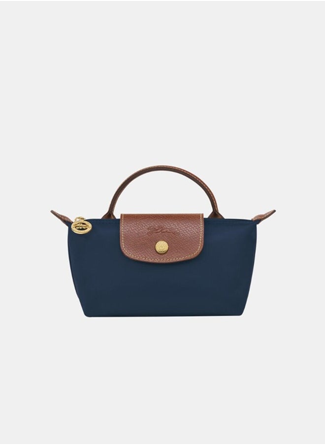 Longchamp Longchamp Women's Classic Fashion Versatile Mini Makeup Bag Handbag Shoulder Bag Handheld Small Bag Classic navy blue  - Image 1