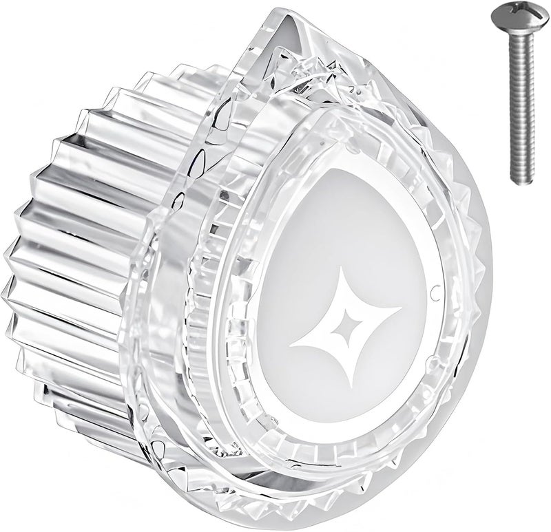 gcbcrit Shower Knob for Moen 100710 Posi-Temp One-Handle Tub and Shower Replacement Knob Kit, Chrome - Image 1