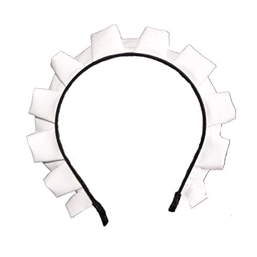 MAYSONG Women's Lolita Maid Cosplay Hair Hoop Gothic Headband - Image 1
