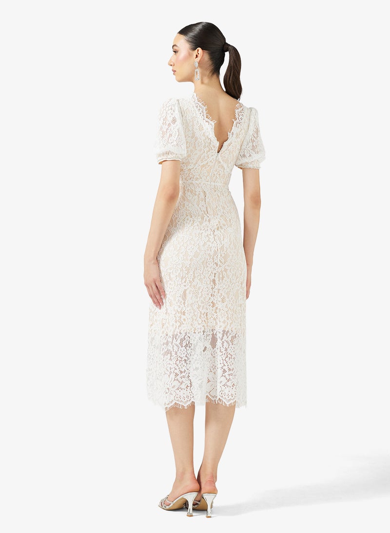 Ella Limited Edition Puff Sleeve Lac Dress - Image 2
